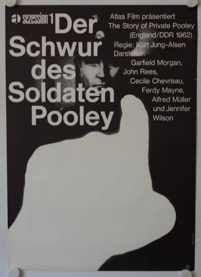 Der Schwur des Soldaten Pooley originales deutsches Filmplakat